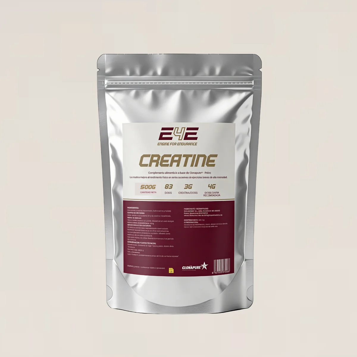 CREATINE – CLONAPURE 500g
