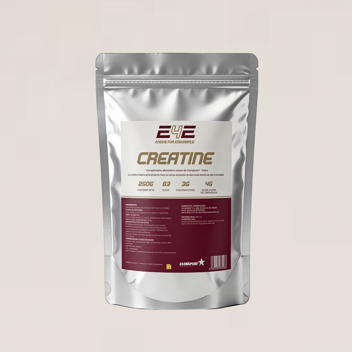 E4E Creatina CLONAPURE® | Next Generation Creatine