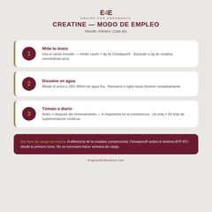 E4E Creatina CLONAPURE® | Next Generation Creatine